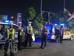 Patroli Kota Presisi Polsek Pakal Antisipasi Kejahatan Malam Minggu