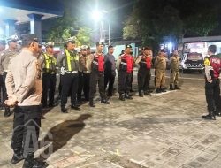 Giat Polsek Pakal Laksanakan Apel Pengamanan dan Penyekatan Warga Baru PSHT Cabang Lamongan