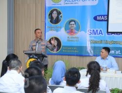 Beri Materi di MPLS SMA Labschool, Kadiv Humas Berikan Motivasi Hadapi Bonus Demografi