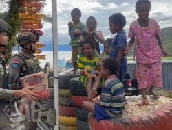 Satgas Ops Damai Cartenz Tebar Kepedulian dan Kebahagiaan di Paniai dan Intan Jaya