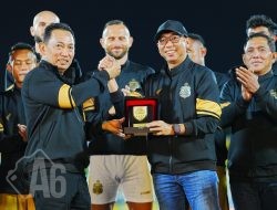 Launching Bhayangkara Presisi Lampung FC, Kapolri Ingatkan Semangat Persatuan