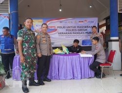 Peduli Masyarakat, Polres Gresik Gelar Gerakan Pangan Murah