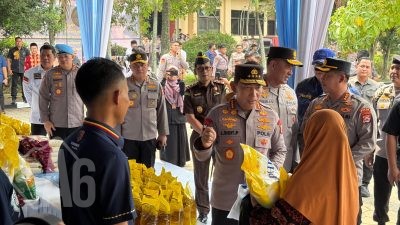 Kapolri Tinjau GPM Polda Banten, Telah Distribusikan 27 Ton Beras SPHP ke Masyarakat