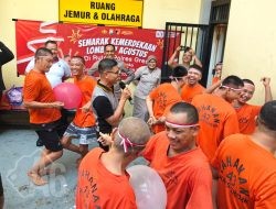 Polres Gresik Gelar Lomba HUT RI untuk Tahanan, Bentuk Pembinaan Humanis