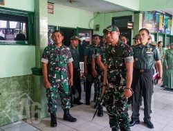 Dandim 0817/Gresik Kunjungi Koramil 0817/01 Driyorejo, Disambut Hangat Danramil Kapten Inf Nur Khamim
