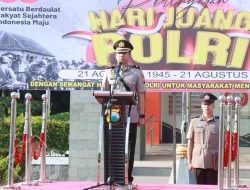 Kapolres Gresik Hadiri Upacara Hari Juang, Kapolri Pimpin Upacara di Surabaya dan Resmikan Patung M Jasin