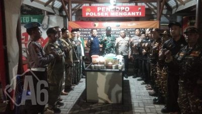 Ikrar dan Doa Bersama Demi Menjaga Situasi Keamanan Yang Kondusif Wilayah Menganti