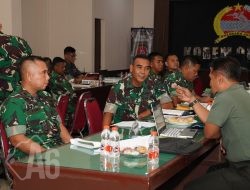 Danrem 084/Bj Sambut Kedatangan Tim Audit Inspektorat Kodam V/Brawijaya