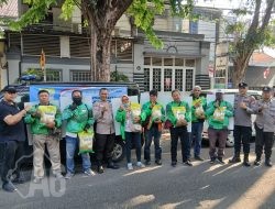 Polres Gresik Gelar Gerakan Pangan Murah, Ringankan Beban Ojol dan Warga CFD