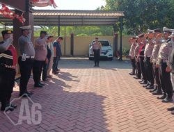 Apel Serah Terima Piket Fungsi Polsek Pakal Polrestabes Surabaya