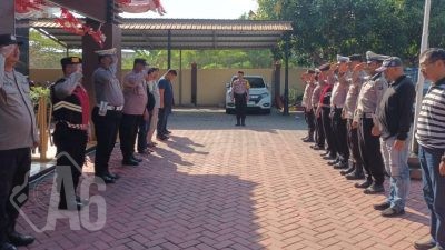 Apel Serah Terima Piket Fungsi Polsek Pakal Polrestabes Surabaya