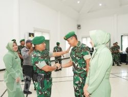 Kenaikan Pangkat Warnai Suasana Khidmat di Korem 084/Bhaskara Jaya