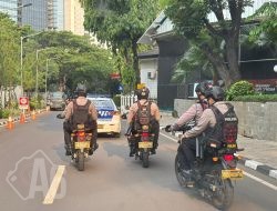 Ciptakan Rasa Aman Polisi Kembali Laksanakan Patroli Skala Besar di Jakarta