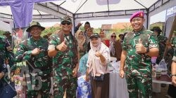 TMMD ke-126, Danrem 084/BJ Secara Simbolis Serahkan Bibit Ikan Nila sebagai Simbol Dukungan Progam Ketahanan Pangan