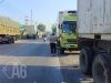Giat Polsek Menganti Laksanakan Himbauan Kepada Pengemudi Truk Agar Mematuhi Jam Larangan Operasional