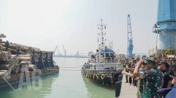 Danrem 084/BJ Dampingi Kunjungan Kasum TNI di Pelabuhan Gresik
