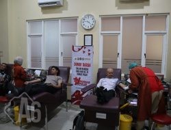 Sambut Hari Jadi ke-74 Humas Polri, Polres Tulungagung Gelar Donor Darah