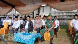 Tanamkan Semangat Kebangsaan, Koramil 0817/13 Ujungpangkah Hadiri Peringatan Hari Santri Nasional di Desa Sekapuk