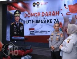 Humas Polri Gelar Donor Darah Serentak, Terkumpul 16.619 Kantong dalam Rangka Hari Jadi ke-74