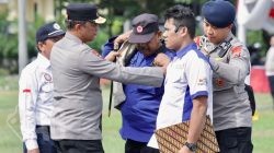 Polda Jatim Bersama Serikat Pekerja dan Buruh Gelar Apel Kebangsaan Jaga Stabilitas Kamtibmas