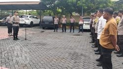 Apel Jam Pimpinan, Kapolsek Pakal Tekankan Personil Harus Pelajari Perkembangan Dunia Sosmed