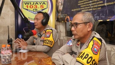 Gandeng Media, Polres Pelabuhan Tanjung Perak Ajak Masyarakat Jadi Pelopor Keselamatan