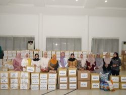 Persit Kartika Chandra Kirana Koorcab Rem 084 PD V/Brawijaya Salurkan Bantuan Kemanusiaan untuk Korban Erupsi Semeru