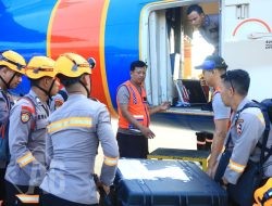 Polri Kembali Kirim 3,8 Ton Logistik Operasional Pada Hari Ketiga Pengiriman, Termasuk Perlengkapan K9 dan Tenda Taktis