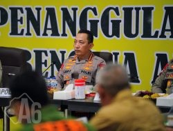 Kapolri Pimpin Rakor Bencana dengan Forkopimda Sumut, Bahu Membahu Tangani Bencana
