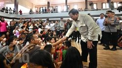 Kapolri Dampingi Presiden Cek Lokasi Pengungsian Korban Banjir di Tapanuli Tengah