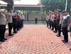 Giat Apel Serah Terima Piket Fungsi Polsek Pakal