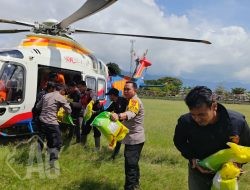 Polri Kirim Bantuan Logistik Via Udara, untuk Korban Banjir Aceh dan Sumatera Utara