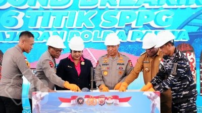 Polri Lakukan Groundbreaking 6 SPPG Baru di Papua, Wakapolri: Ini Investasi Pelayanan untuk Rakyat