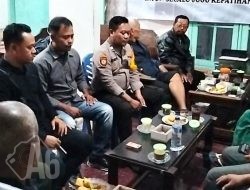 Bhabinkamtibmas Sambang Desa Binaan Sampaikan Pesan Kamtibmas Menjelang NATARU