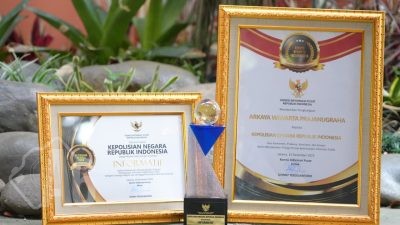 Dinobatkan sebagai Badan Publik Terbaik Nasional, Polri Sabet Arkaya Wiwarta Prajanugraha dalam Monev KIP 2025