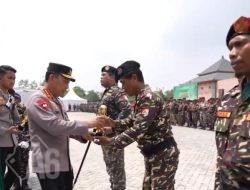 Kapolri Pimpin Apel Kebangsaan, Lepas Ribuan Kader Banser Amankan Nataru