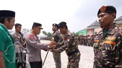 Kapolri Pimpin Apel Kebangsaan, Lepas Ribuan Kader Banser Amankan Nataru