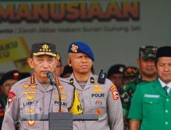 Pimpin Apel Kebangsaan Banser, Kapolri Ingatkan Kesiapsiagaan Bencana dalam Pengamanan Nataru