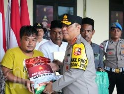 Polri Salurkan Bantuan dan Kerahkan Alat Berat untuk Percepat Pemulihan Banjir di Aceh Utara