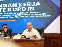 Tingkatkan Perlindungan Petani, Komite II DPD RI Susun DIM