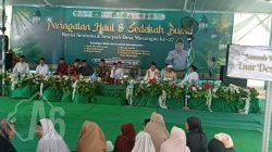 Ratusan Warga Hadiri Pengajian Umum, Haul dan Sedekah Bumi Buyut Sentono di Masangan