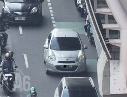 Pengawasan Ganjil Genap ETLE Drone Patrol Presisi Korlantas Polri Mengudara di Ruas Strategis Ibu Kota