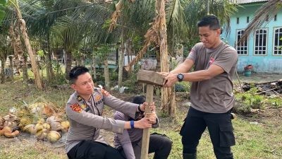 Mahasiswa STIK Angkatan 83 Bangun Sumur Bor untuk Warga Aceh Utara, Kapolres: Wujud Nyata Kepedulian Polri