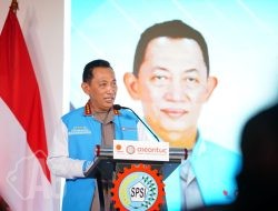 Di HUT KSPSI-Harpekindo, Kapolri Tekankan Perkuat Sinergitas hingga Dukung Hak Buruh