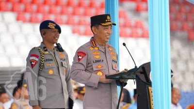 Pimpin Apel Ojol-Buruh di Sumsel, Kapolri Tekankan Jaga Persatuan hingga Stabilitas Nasional