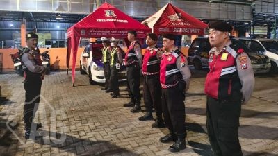 Piket Pos Pam Polsek Pakal Polrestabes Surabaya Laksanakan Apel Patroli KRYD