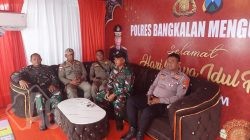 Koramil 0829-07/Labang Laksanakan Pengamanan Pos Pelayanan Idul Fitri 1447 H di Sendang Dajjah