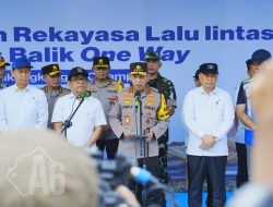 Pimpin One Way Nasional Arus Balik Lebaran, Kapolri ke Pemudik: Utamakan Keselamatan