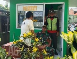 Babinsa Perkuat Sinergi Keamanan Sekolah Lewat Komsos Bersama Penjaga Sekolah
