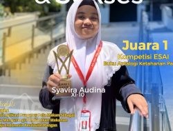 Syavira Audina Siswi Kelahiran Dusun Glintung, Raih Juara 1 Nasional Bidang Literasi dan Teknologi